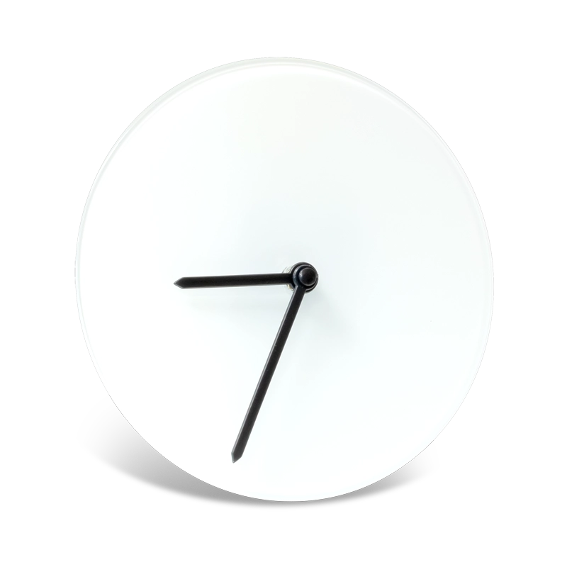 3119 - 18cm Glass Clock (Blank)