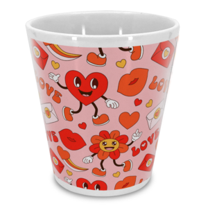 3124 - Ceramic Plant Pot with image