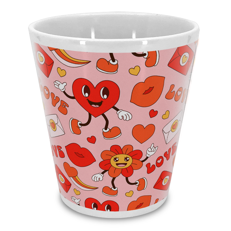 3124 - Ceramic Plant Pot with image
