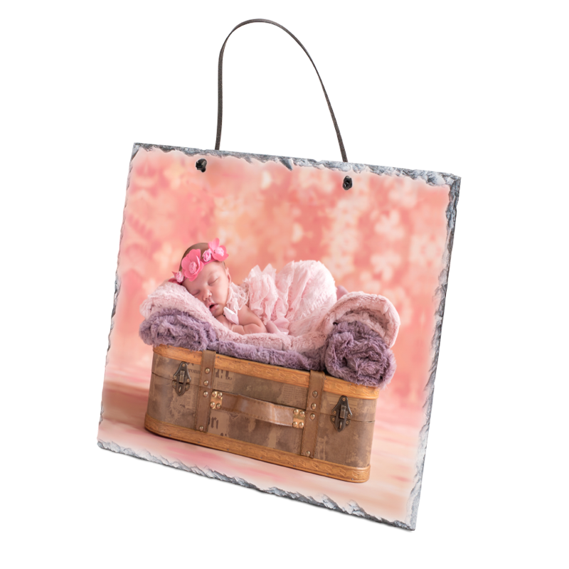 3164 - Large Hanging Slate - with image