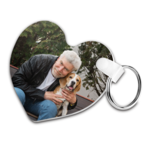 3325-Heart Plastic Keyring - Image