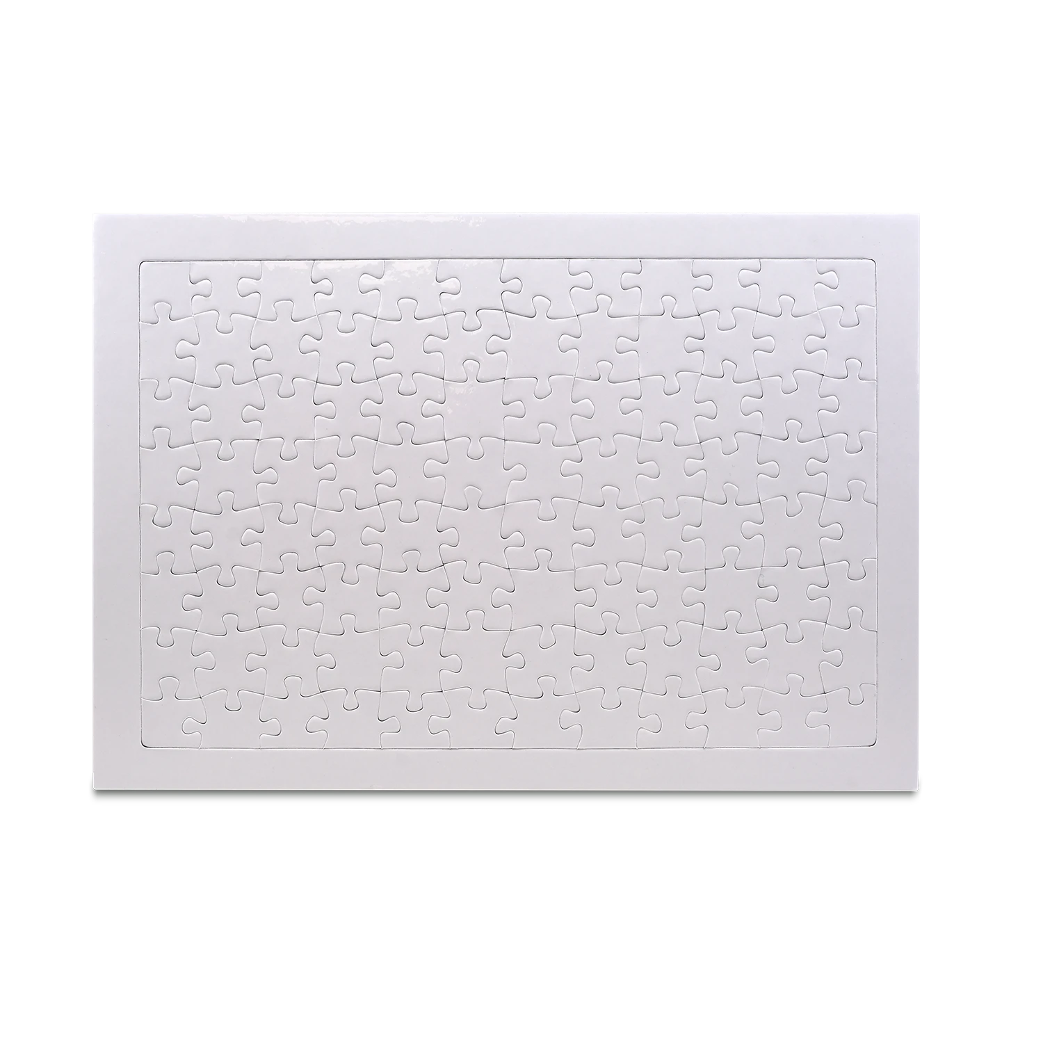 Feuilles De Puzzle Blanches Prédécoupées - Format A5, 16 Pièces, Idéal Pour Bricolage Et Créations Personnalisées