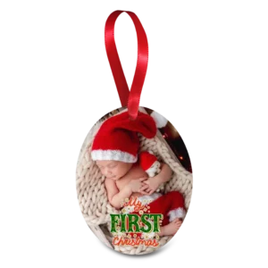 ChromaLuxe Oval Ornament