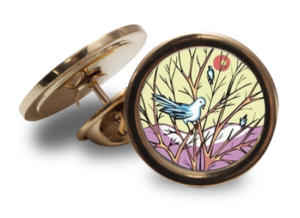 Sublimation Lapel Badge Gold