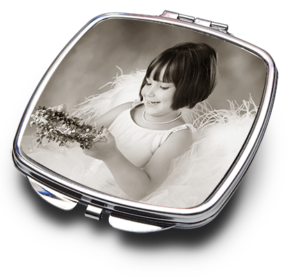 Square Compact Mirror