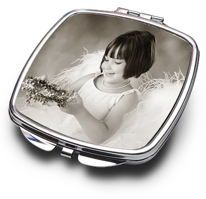 Square Compact Mirror