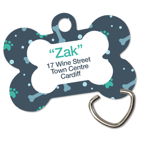 Unisub Pet Tag - Bone Shape
