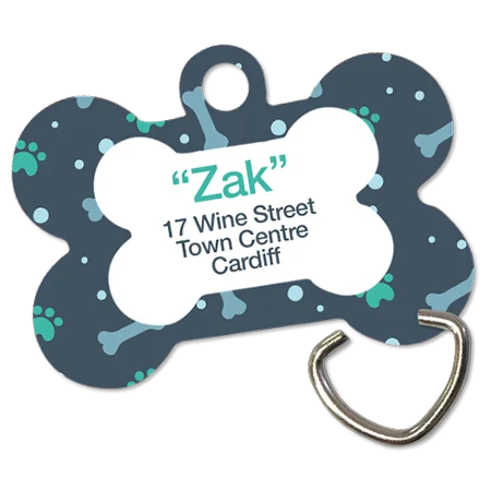 Pet tag Bone Shape