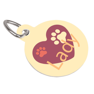 Unisub Pet Tag - Round