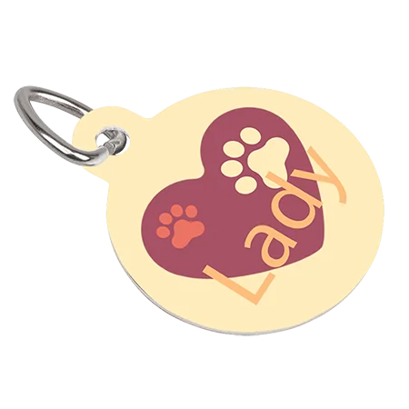 Double sided pet best sale tags