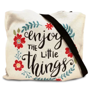 Tote Bag with Black Handles - Large