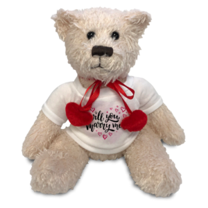 Teddy with Shirt - Cream