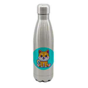 Silver Bottle Cola Shape