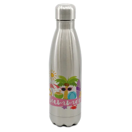 Silver Bottle Cola Shape