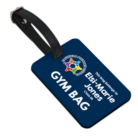 PU Leather Bag Tag & Strap