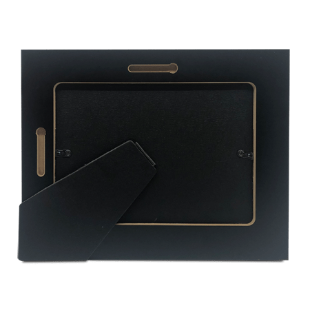 Black Edge Photo Frame - back