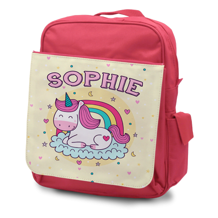 Child's Rucksack Pink - Front