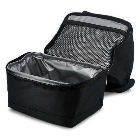 Black packed lunch bag on sale