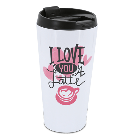 White Travel Tumbler 16oz