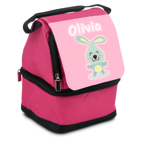 Pink lunch tote store