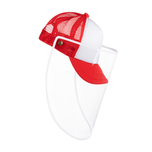 Red Cap with Visor