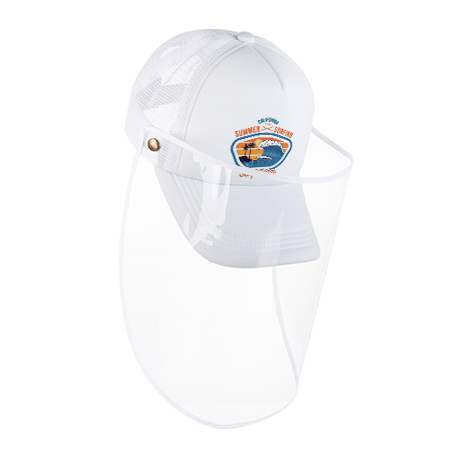 White Cap with Visor
