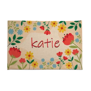 Linen style sublimation table mats, 29.5x45cm, sold in packs of 4, perfect for custom prints and personalised dining sets.