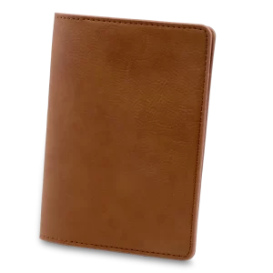 4537 - Engraving Leather Passport Holder