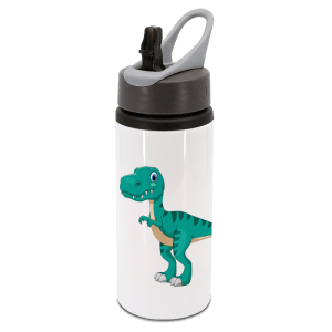 White Drink Bottle with Handle 22oz