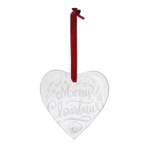 Glass Ornament Heart