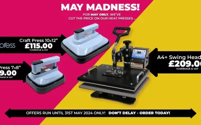 May Madness: Heat Press Deals