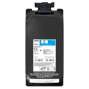 A picture of of an Epson 64000 - 95000 ink cyan