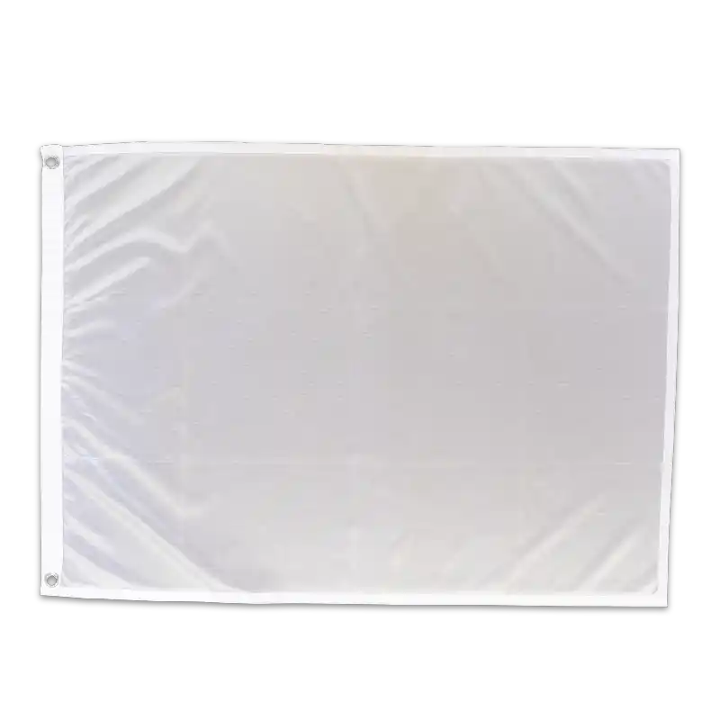 Polyester flag with eyelets 105 x 70 cm