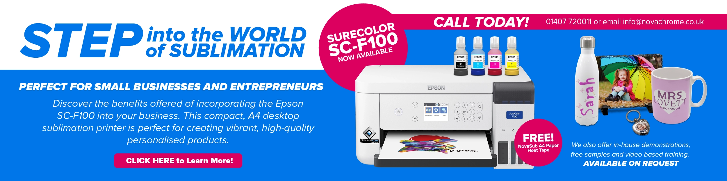 step into the world of sublimation banner