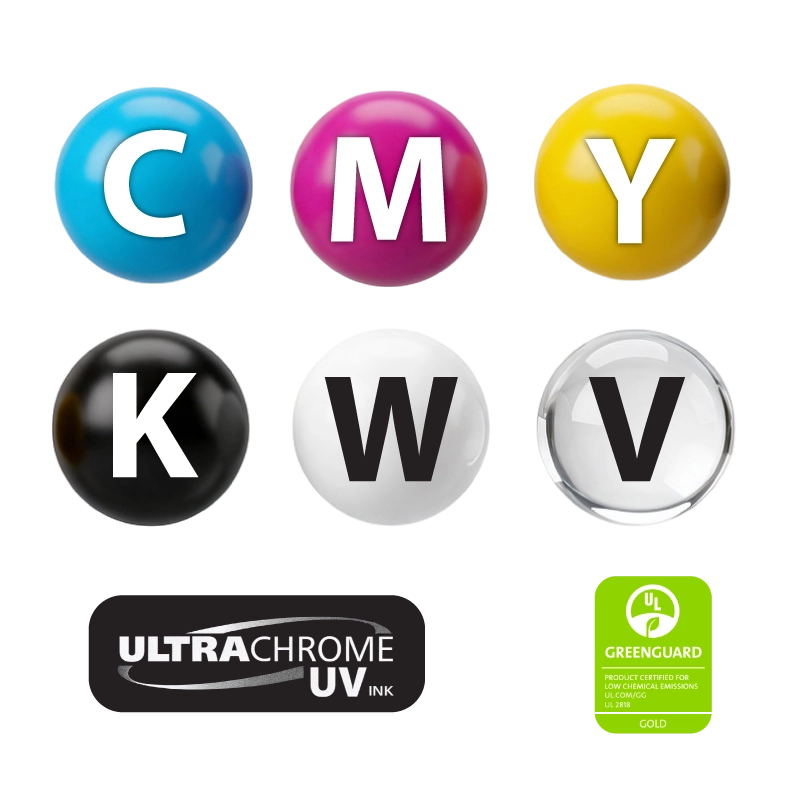 Epson UltraChrome UV Ink CMYKWV (140ml) - Each